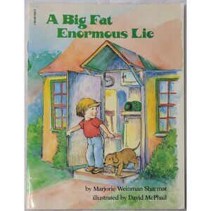 A Big Fat Enormous Lie Marjorie Weinman Sharmat 1978 Trumpet Special Edition